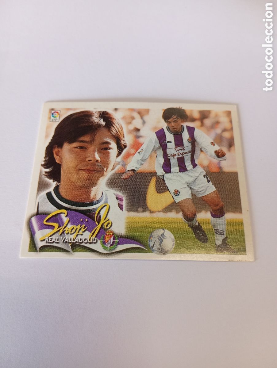 Cromos de F&uacute;tbol: SHOJI JO Valladolid LIGA ESTE 2000 2001 PANINI 00 01 NUEVO SIN PEGAR