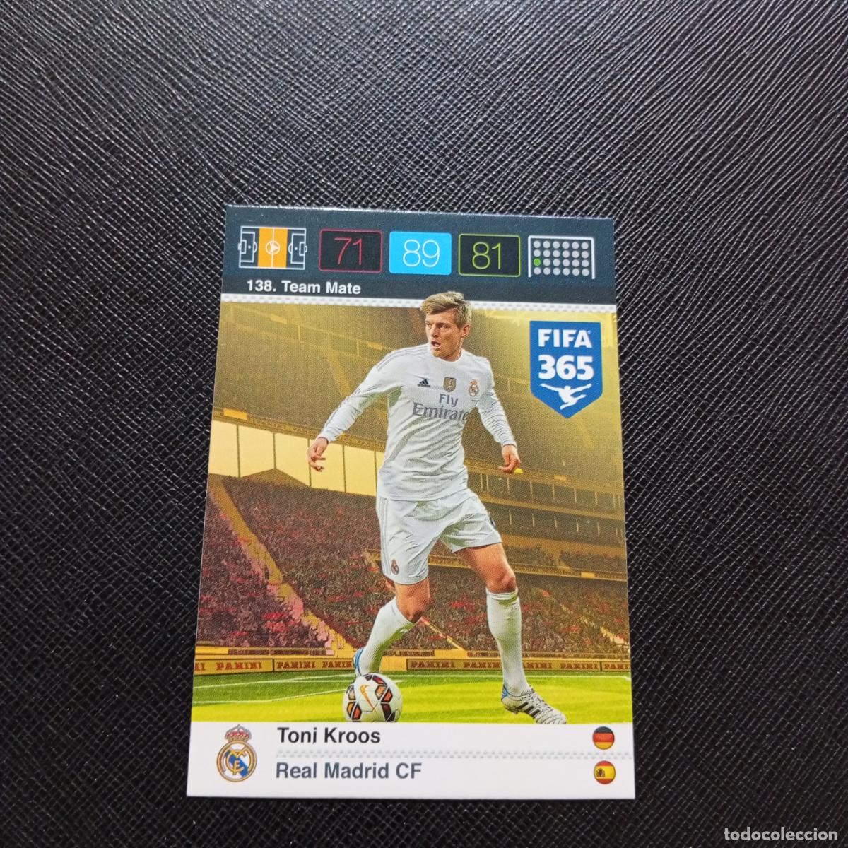 Cromos de F&uacute;tbol: 138 TONI KROOS REAL MADRID ADRENALYN 2015 2016 FIFA 365 CROMO FUTBOL 15 16 - A91 PG47
