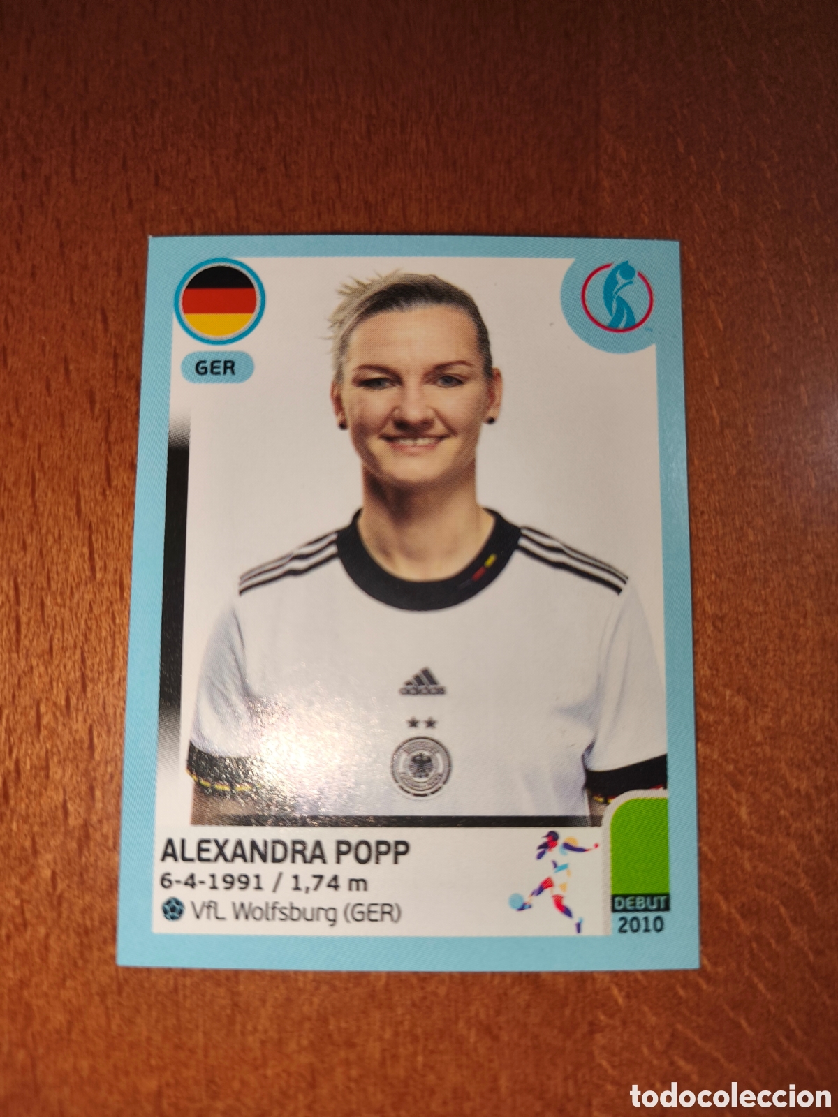 Cromos de F&uacute;tbol: Alexandra Popp n&deg;134 Uefa Women's Euro 2022 Alemania