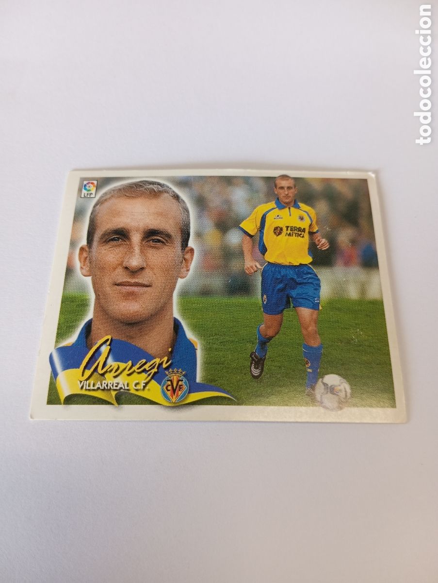 Cromos de Futebol: ARREGI Villarreal LIGA ESTE 2000 2001 PANINI 00 01 NUEVO SIN PEGAR