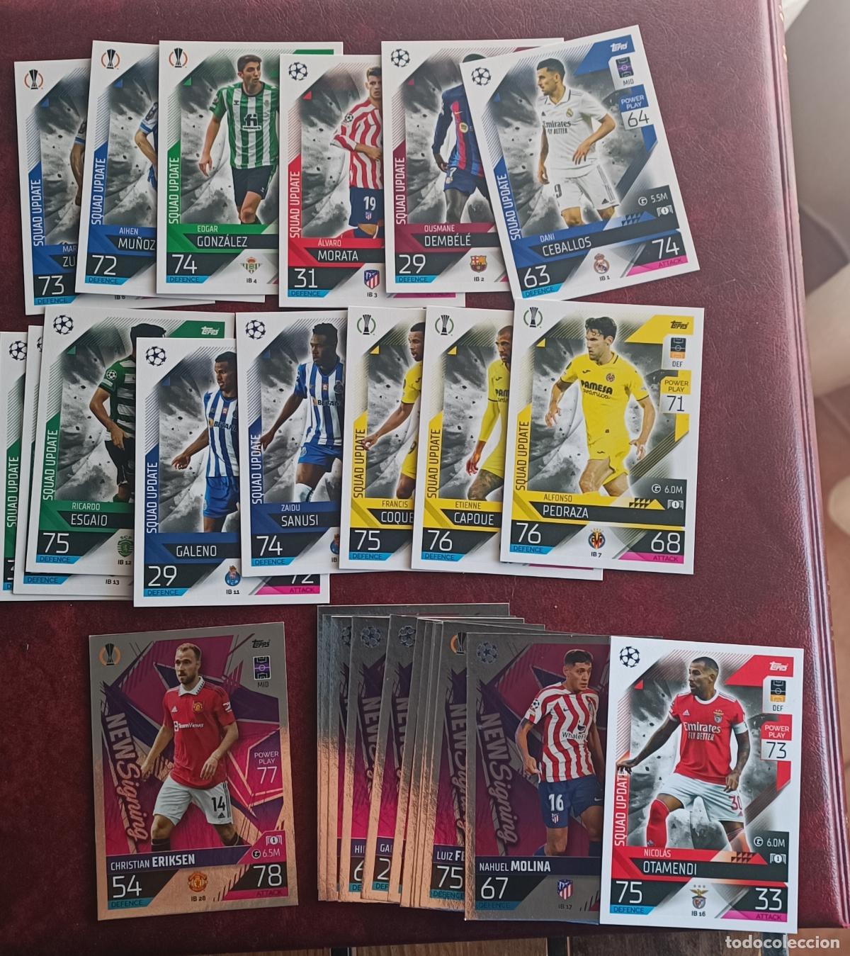 Cromos de Futebol: 28 CROMOS DEL IB 1 AL 28 CROMO FUTBOL MATCH ATTAX 2022-2023 TOPPS 22-23