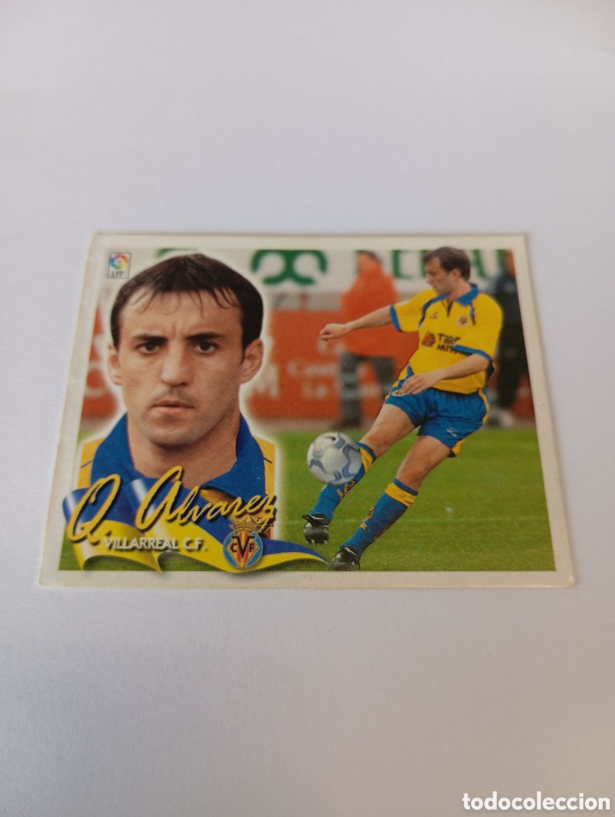 Cromos de Futebol: QUIQUE &Aacute;LVAREZ COLOCA Villarreal LIGA ESTE 2000 2001 PANINI 00 01 NUEVO SIN PEGAR
