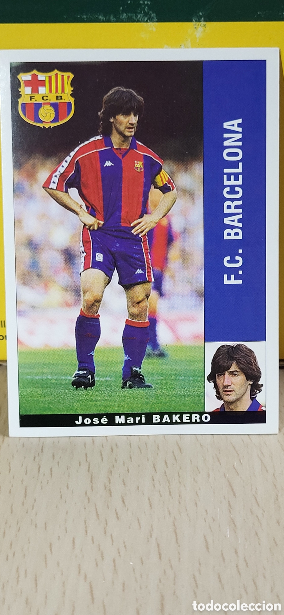 Cartes &agrave; collectionner de Football: JOSE MARI BAKERO F.C. BARCELONA BAR&Ccedil;A LIGA 95 96 DE FUTBOL PROFESIONAL PANINI