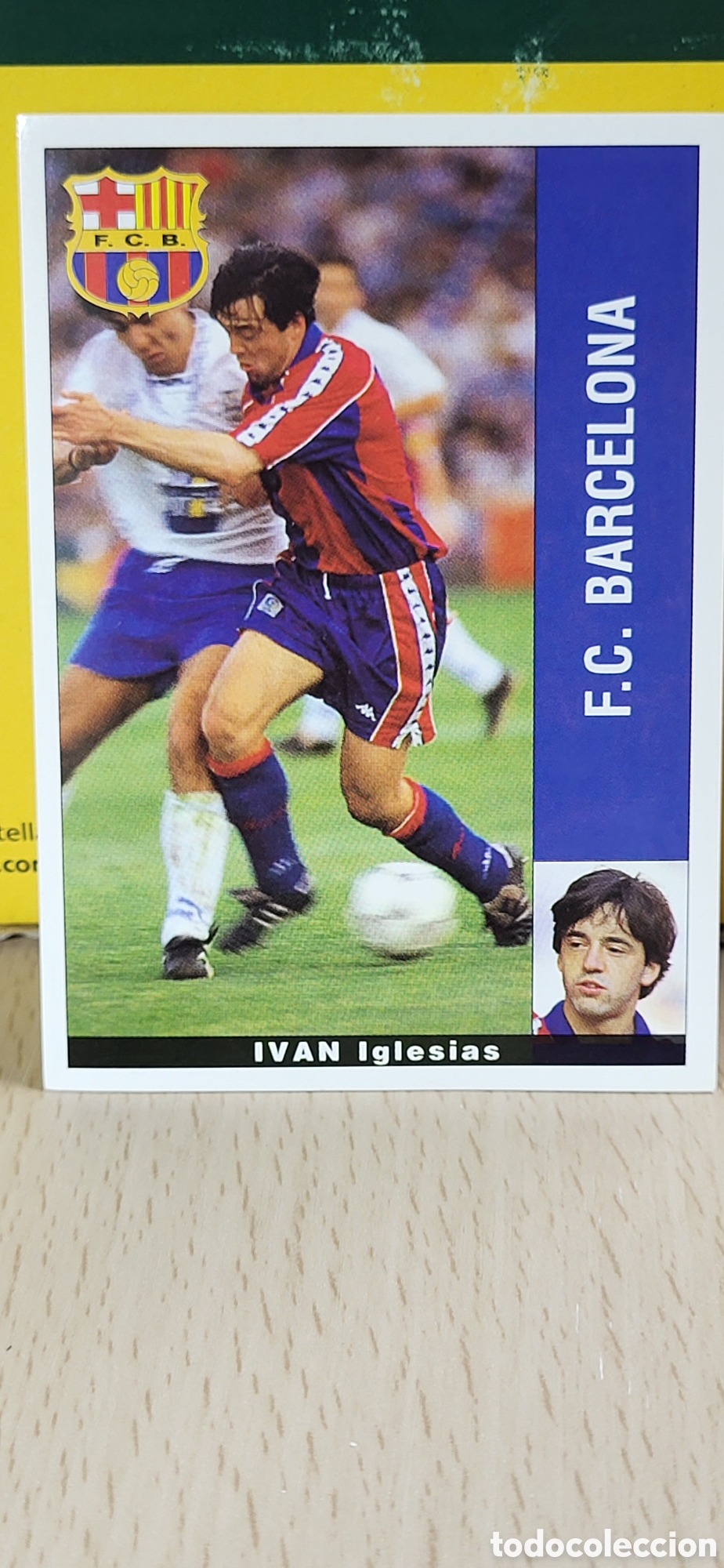 Cartes &agrave; collectionner de Football: IVAN IGLESIAS F.C. BARCELONA BAR&Ccedil;A LIGA 95 96 DE FUTBOL PROFESIONAL PANINI