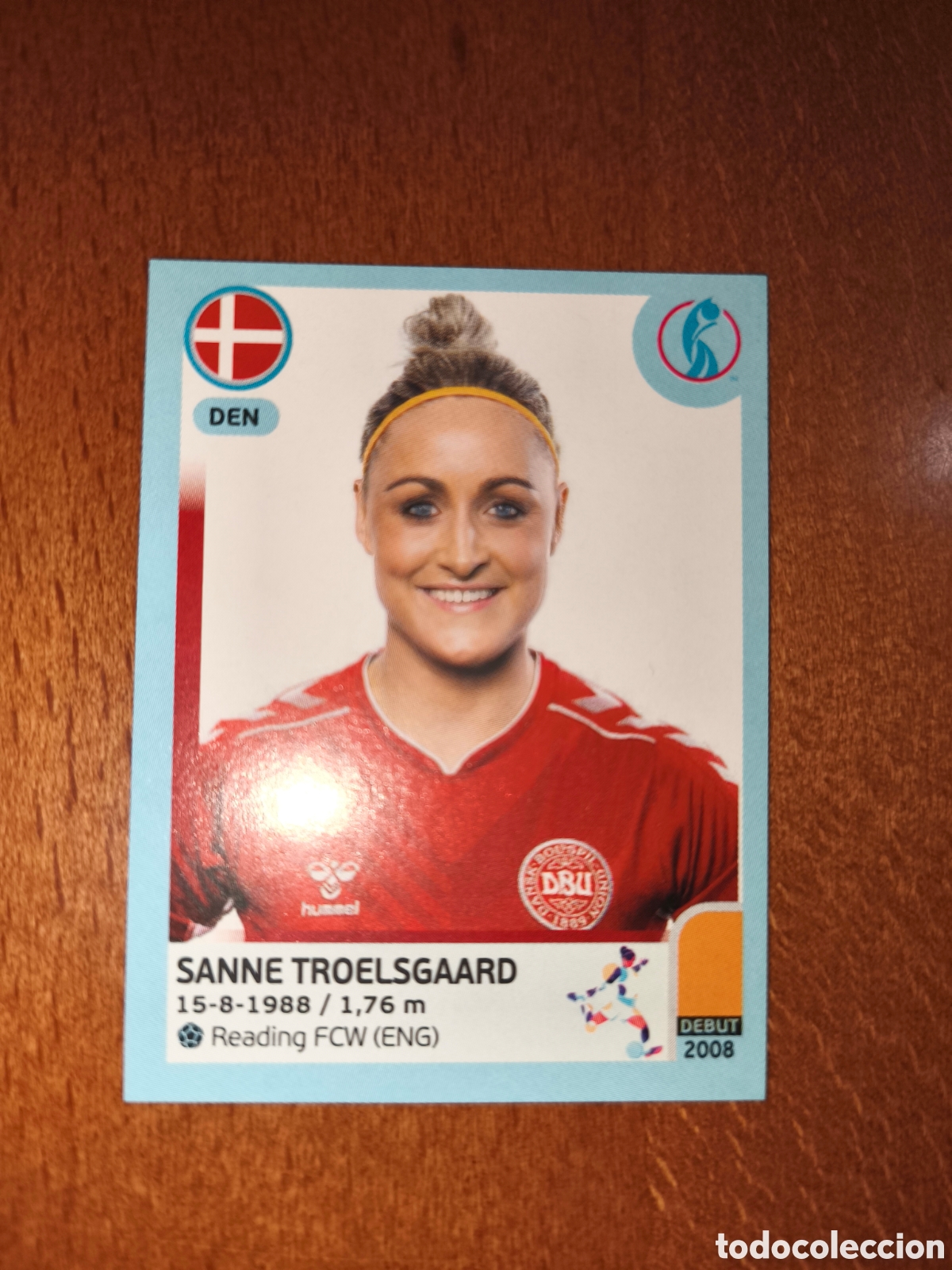 Cartes &agrave; collectionner de Football: Sanne Troelsgaard n&deg;147 Uefa Women's Euro 2022 Dinamarca