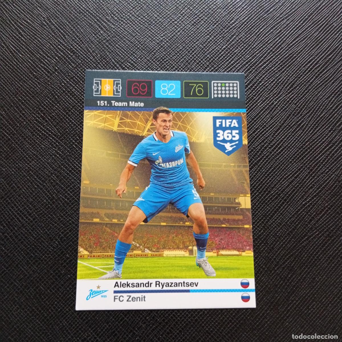 Football Stickers: 151 RYANZANTSEV ZENIT ADRENALYN 2015 2016 FIFA 365 CROMO FUTBOL 15 16 - A182 PG73