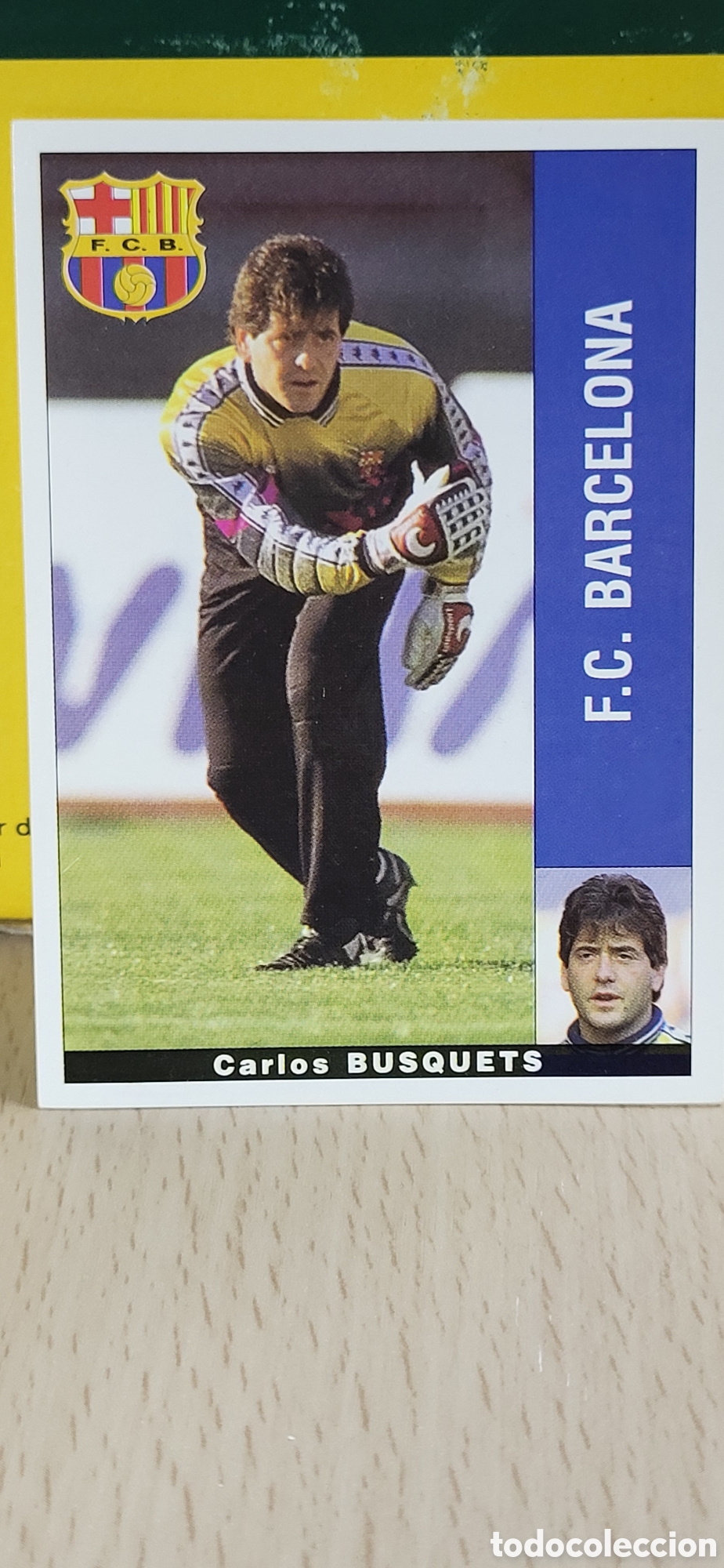 Football Stickers: CARLOS BUSQUETS F.C. BARCELONA BAR&Ccedil;A LIGA 95 96 DE FUTBOL PROFESIONAL PANINI