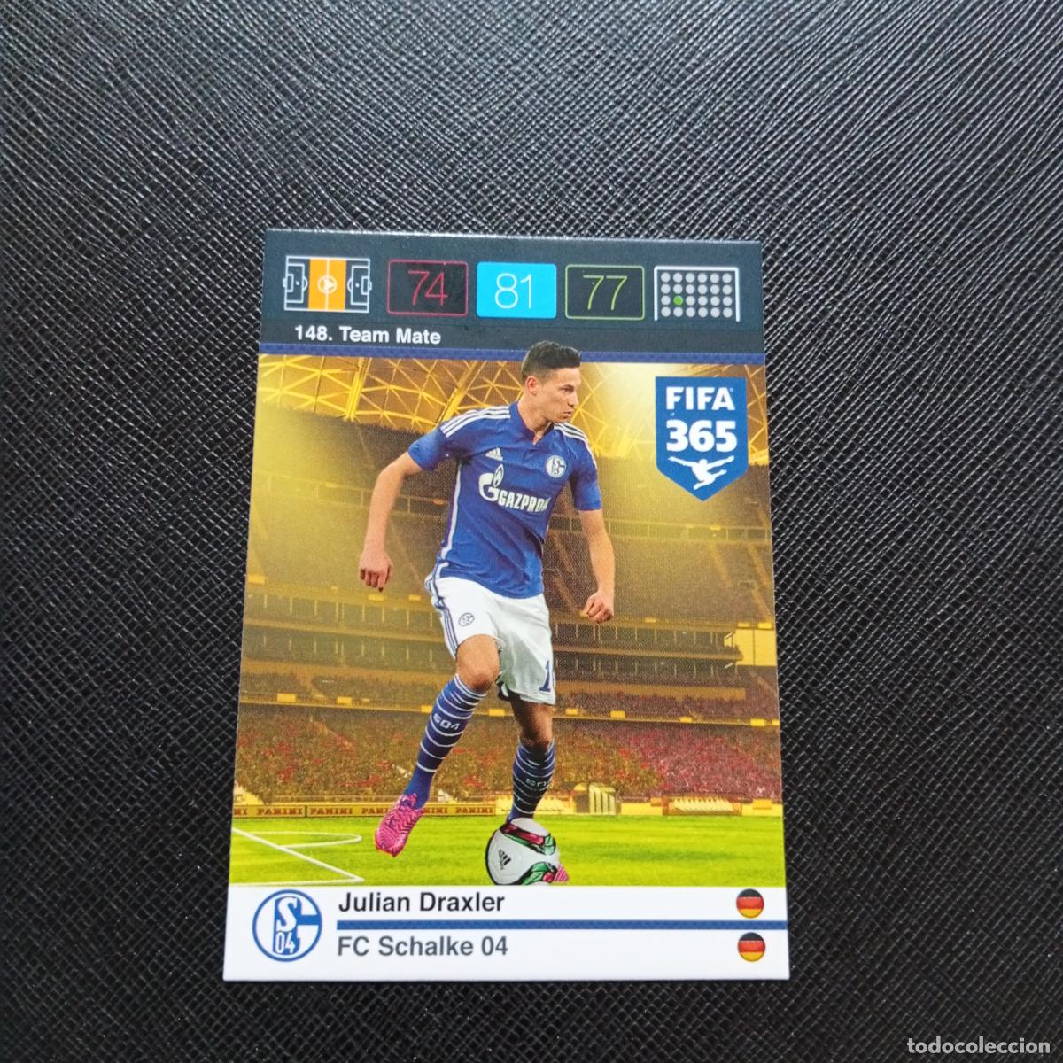 Football Stickers: 148 JULIAN DRAXLER SCHALKER 04 ADRENALYN 2015 2016 FIFA 365 CROMO FUTBOL 15 16 - A182 PG82