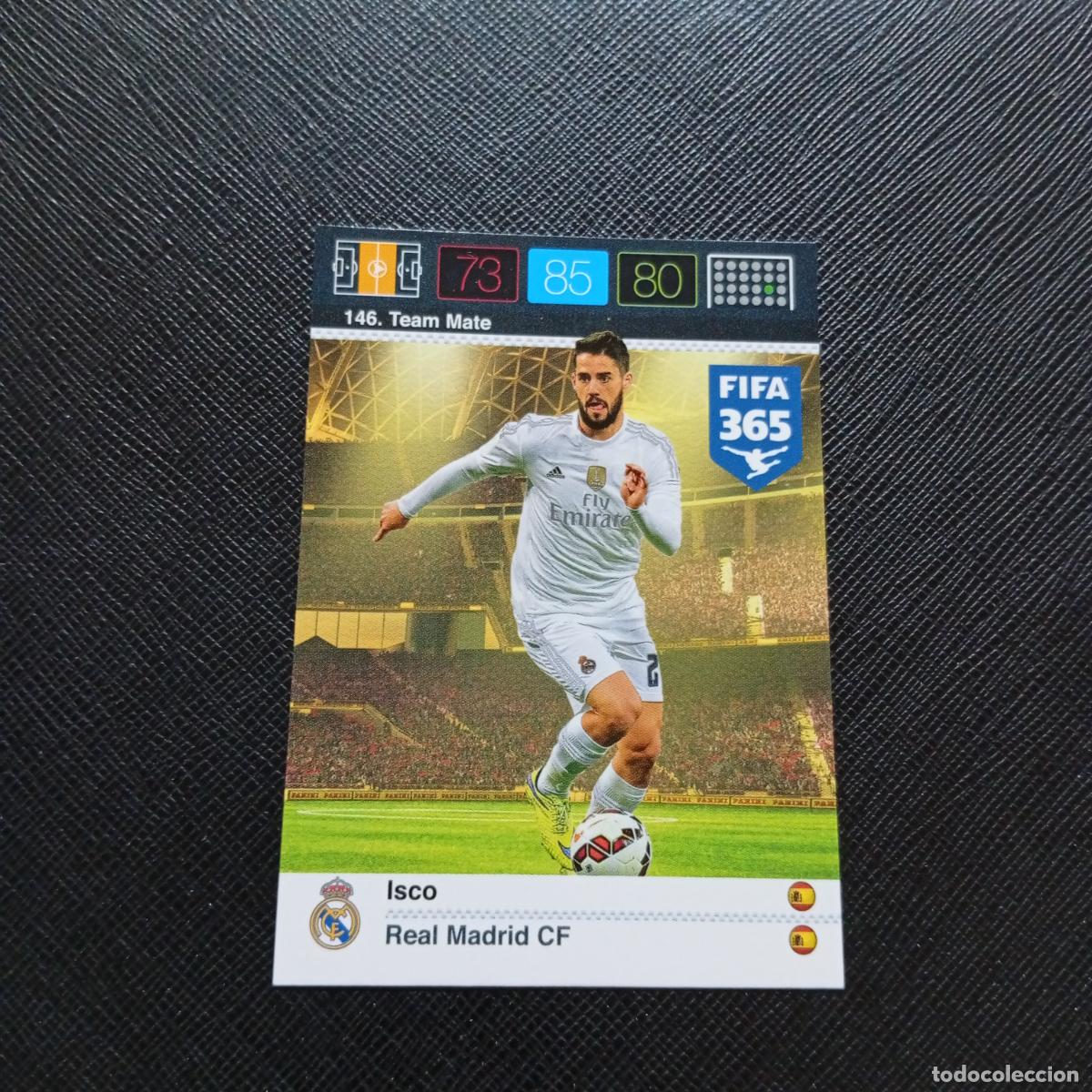 Football Stickers: 146 ISCO REAL MADRID ADRENALYN 2015 2016 FIFA 365 CROMO FUTBOL 15 16 - A182 PG91