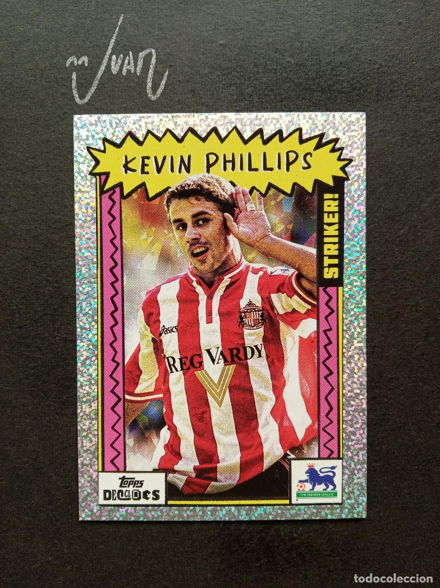 Football Stickers: STRIKER! KEVIN PHILLIPS SUNDERLAND AFC ⚽ TOPPS &reg; DECADES 1990's PREMIER LEAGUE 2025 25 NUEVO