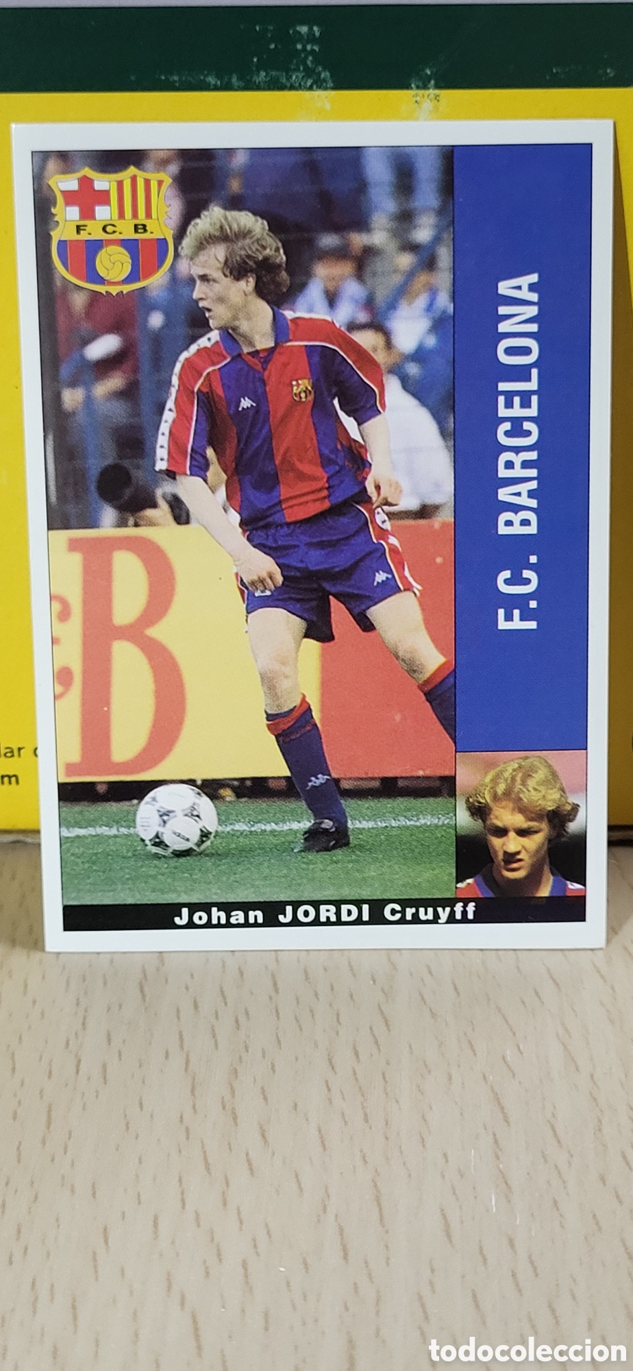 Football Stickers: JOHAN JORDI CRUYFF F.C. BARCELONA BAR&Ccedil;A LIGA 95 96 DE FUTBOL PROFESIONAL PANINI