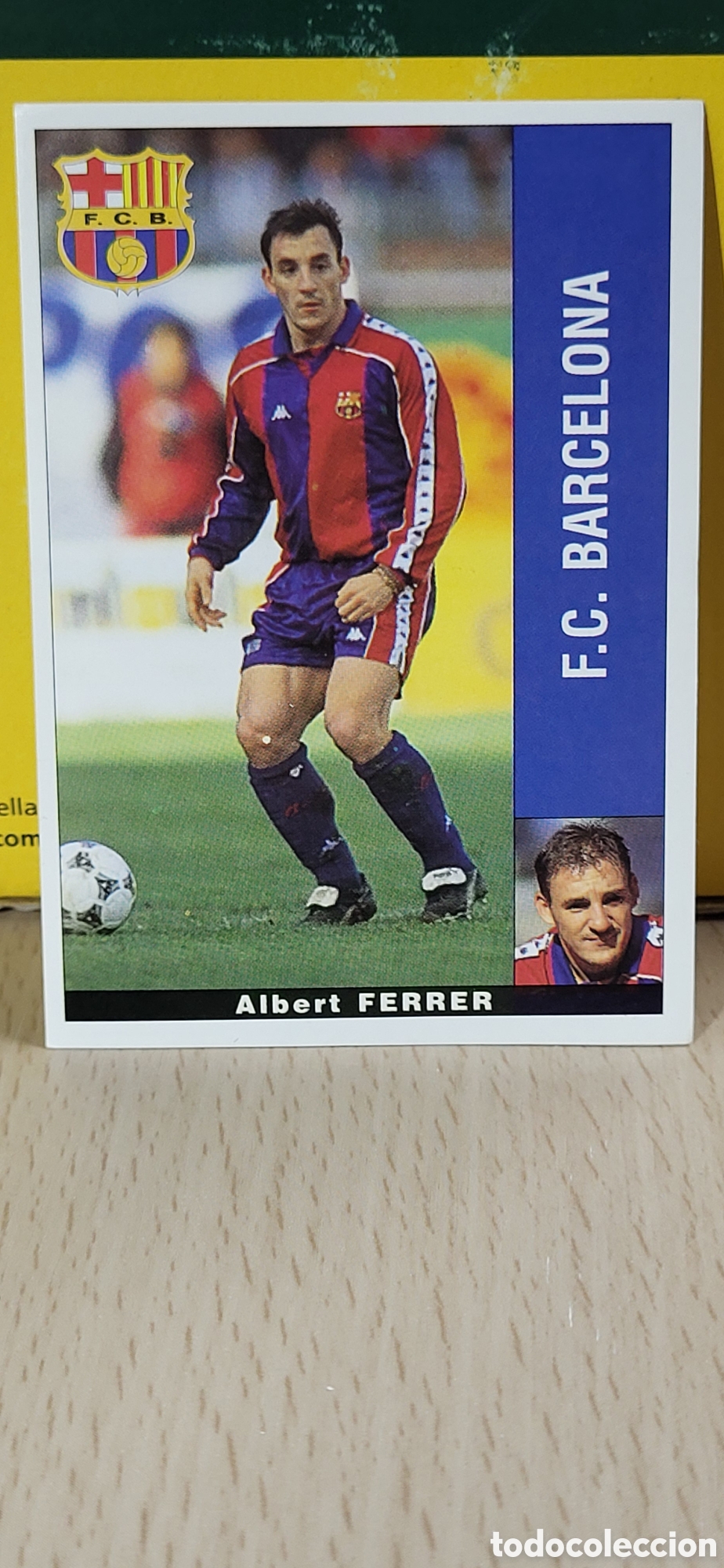 Fu&szlig;ball-Sticker: ALBERT FERRER F.C. BARCELONA BAR&Ccedil;A LIGA 95 96 DE FUTBOL PROFESIONAL PANINI