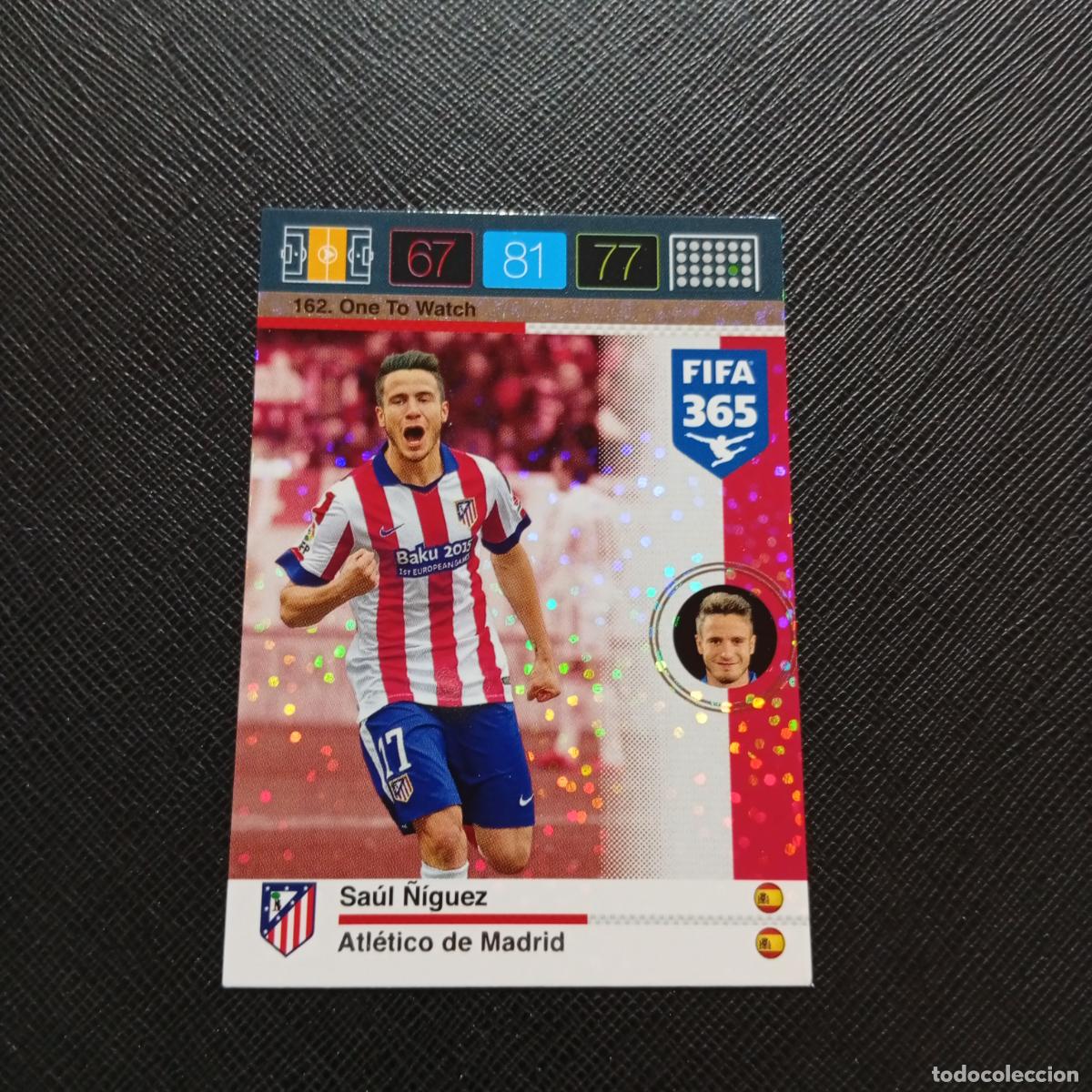 Fu&szlig;ball-Sticker: 162 SAUL &Ntilde;IGUEZ AT MADRID ADRENALYN 2015 2016 FIFA 365 CROMO FUTBOL 15 16 - A182 PG136