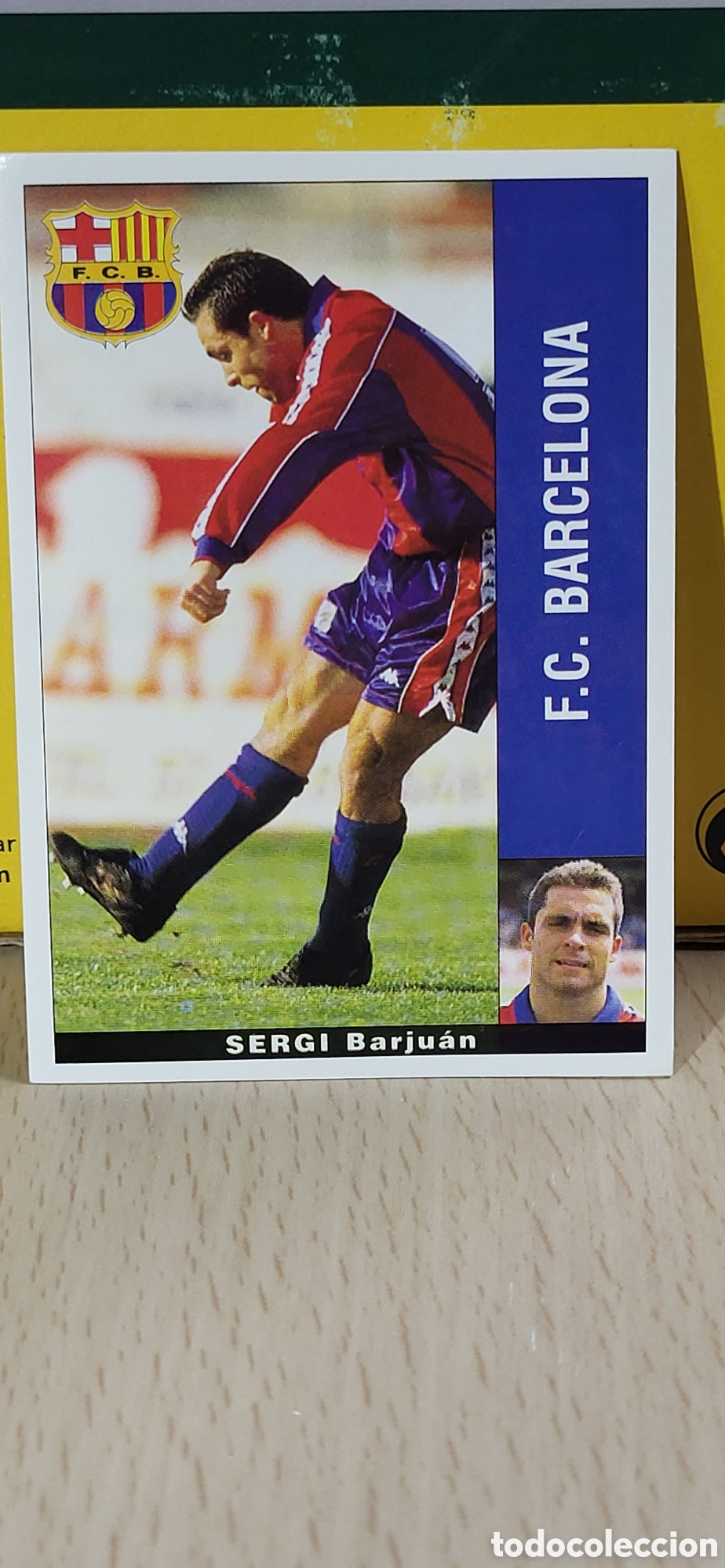 Cromos de F&uacute;tbol: SERGI BARJUAN F.C. BARCELONA BAR&Ccedil;A LIGA 95 96 DE FUTBOL PROFESIONAL PANINI