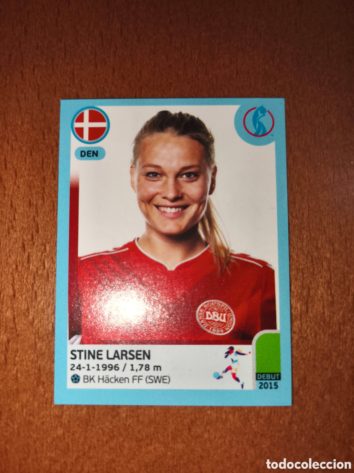 Cromos de F&uacute;tbol: Stine Larsen n&deg;152 Uefa Women's Euro 2022 Dinamarca