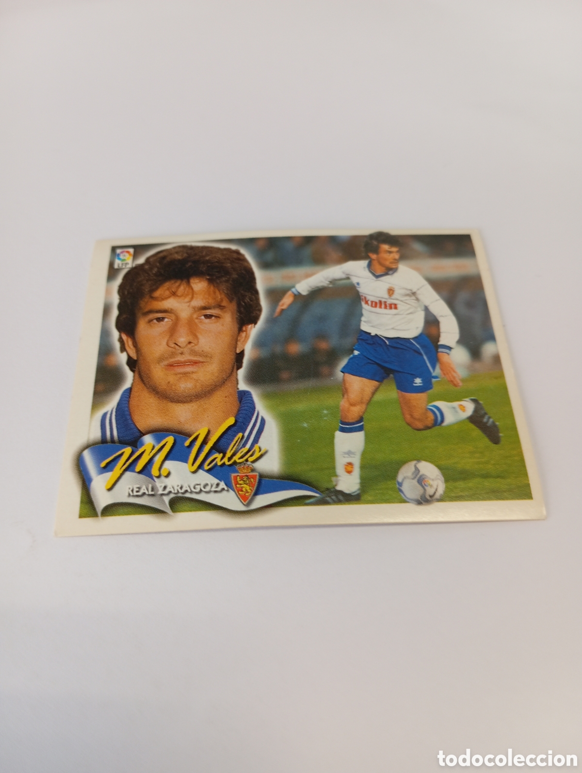 Cromos de F&uacute;tbol: MARCOS VALES Zaragoza LIGA ESTE 2000 2001 PANINI 00 01 NUEVO SIN PEGAR