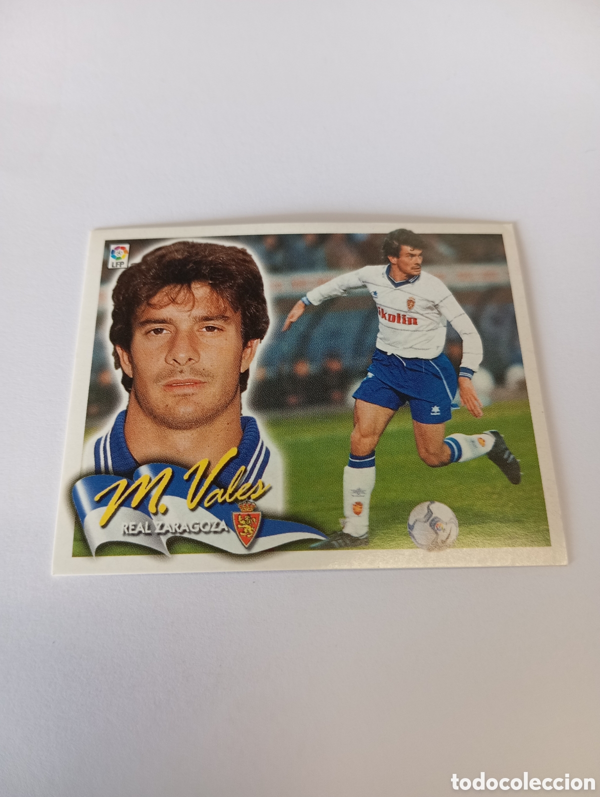 Cromos de F&uacute;tbol: MARCOS VALES Zaragoza LIGA ESTE 2000 2001 PANINI 00 01 NUEVO SIN PEGAR