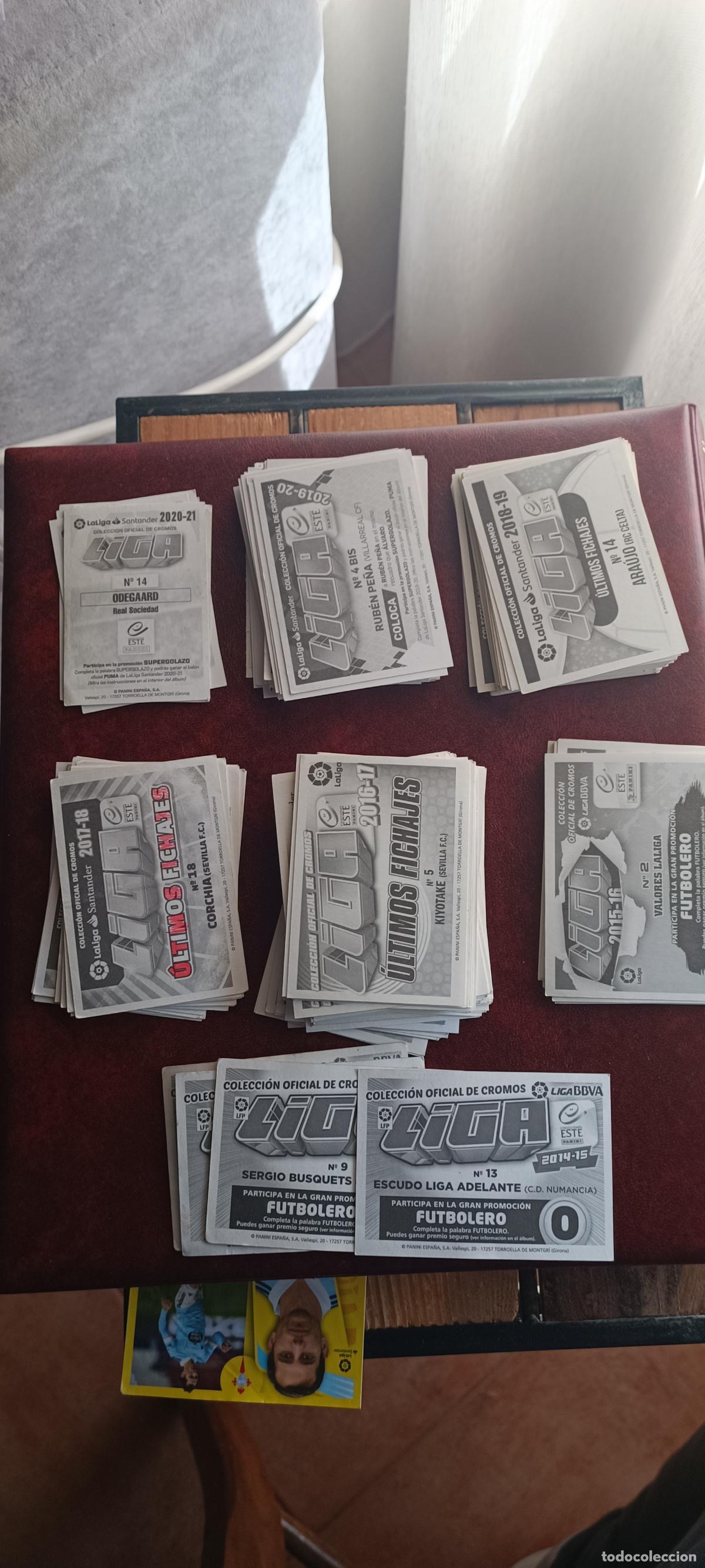 Cromos de F&uacute;tbol: LOTE 170 CROMOS HAY REPETIDOS EDICIONES ESTE entre 14 15 y 20 21 OFERTA