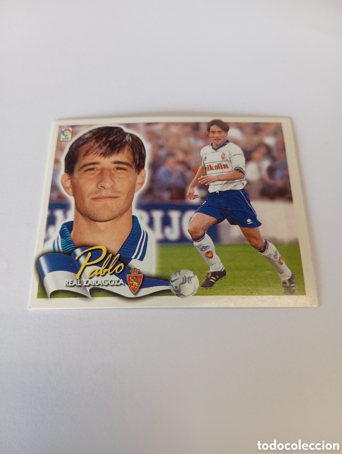 Cromos de F&uacute;tbol: PABLO Zaragoza LIGA ESTE 2000 2001 PANINI 00 01 NUEVO SIN PEGAR