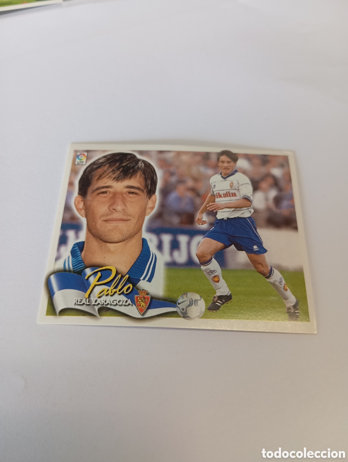 Cromos de F&uacute;tbol: PABLO Zaragoza LIGA ESTE 2000 2001 PANINI 00 01 NUEVO SIN PEGAR