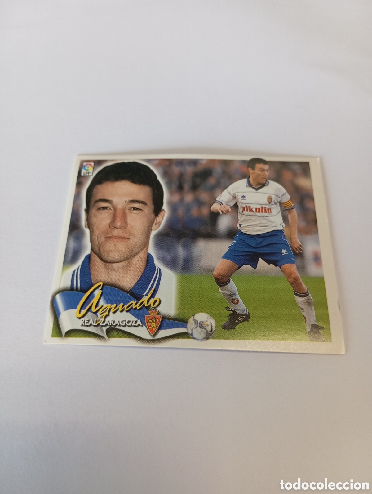Cromos de F&uacute;tbol: AGUADO Zaragoza LIGA ESTE 2000 2001 PANINI 00 01 NUEVO SIN PEGAR