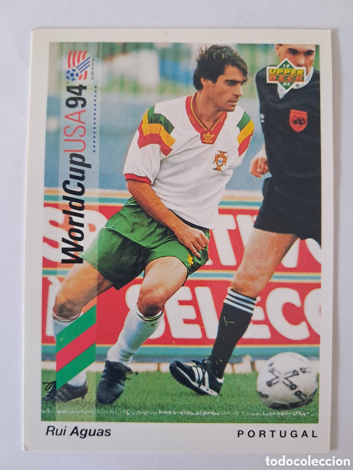 Cromos de F&uacute;tbol: 181 Rui Aguas upper deck