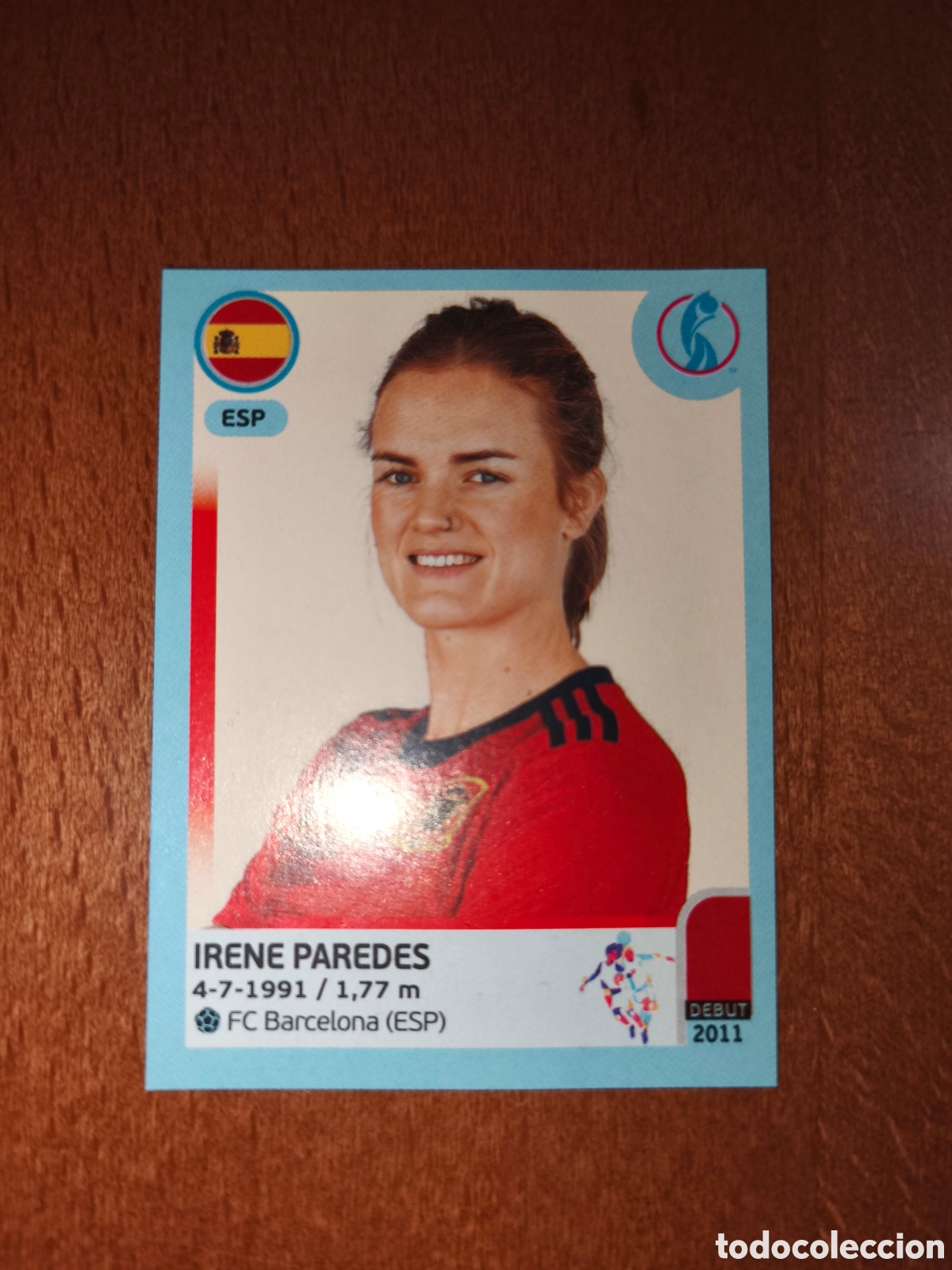 Cromos de F&uacute;tbol: Irene Paredes n&deg;163 Uefa Women's Euro 2022 Espa&ntilde;a