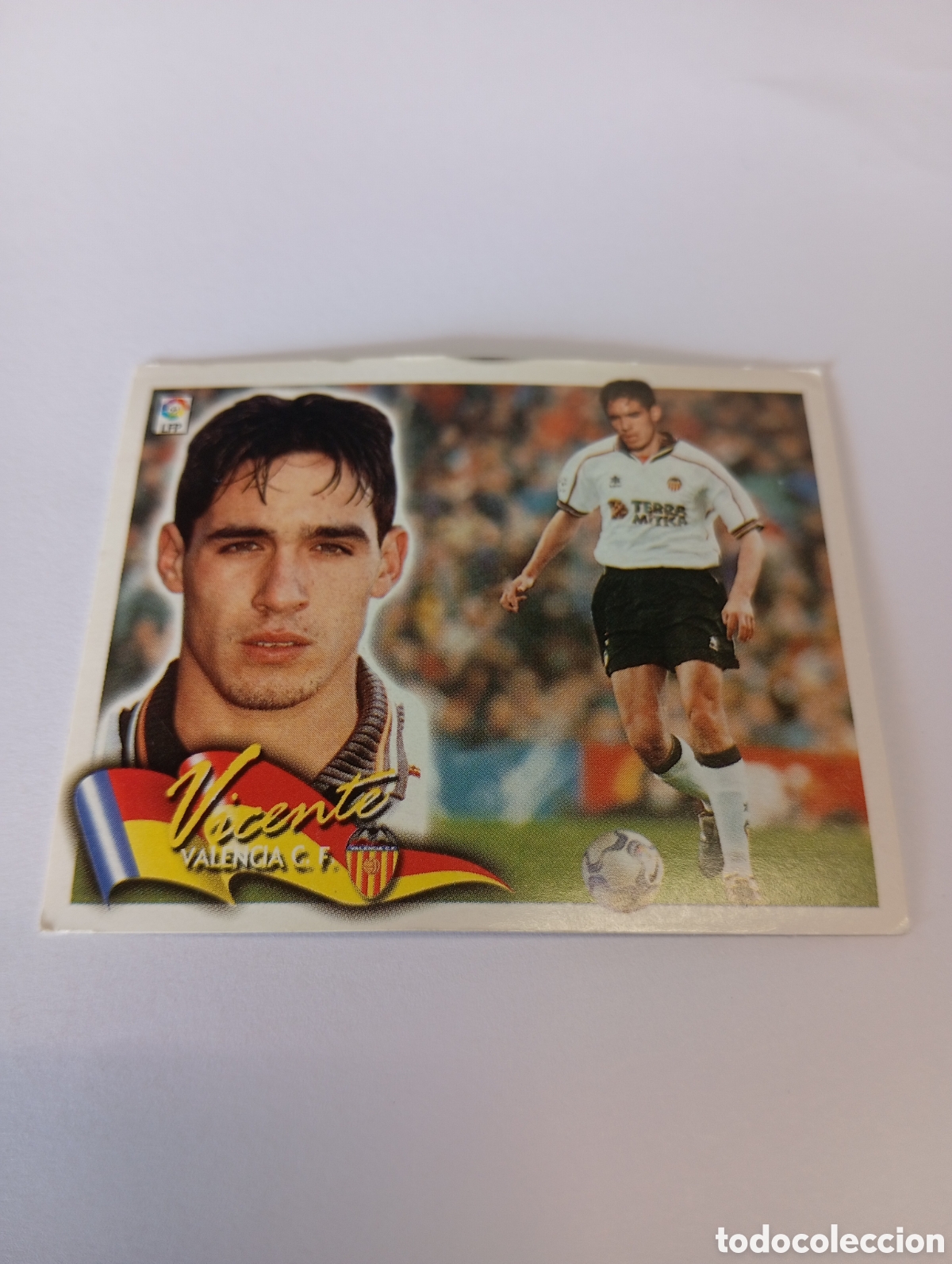 Cromos de F&uacute;tbol: FICHAJE 3 VICENTE LIGA ESTE 2000 2001 PANINI 00 01 NUEVO SIN PEGAR