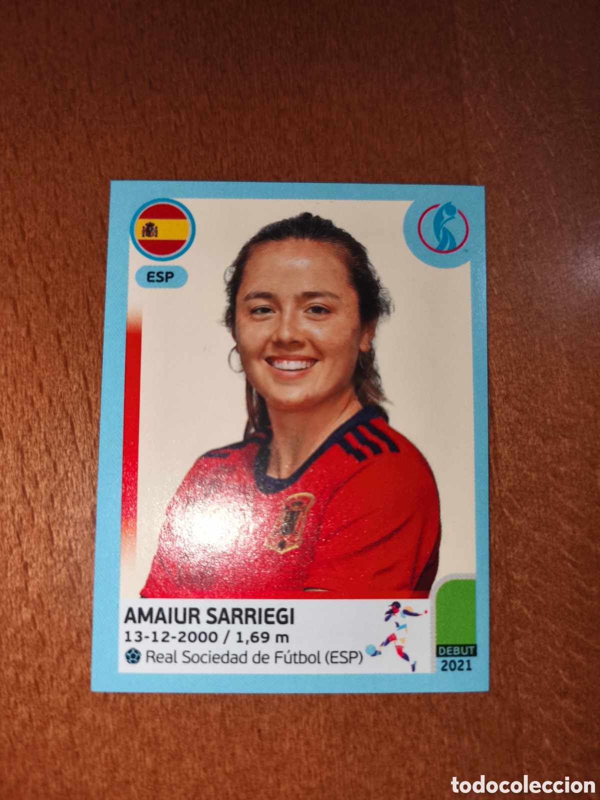 Cromos de F&uacute;tbol: Amaiur Sarriegi n&deg;174 Uefa Women's Euro 2022 Espa&ntilde;a