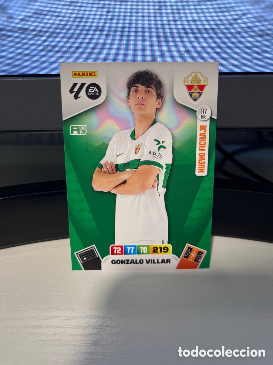 Cromos de F&uacute;tbol: Gonzalo villar elche nuevo fichaje adrenalyn XL 2025/26