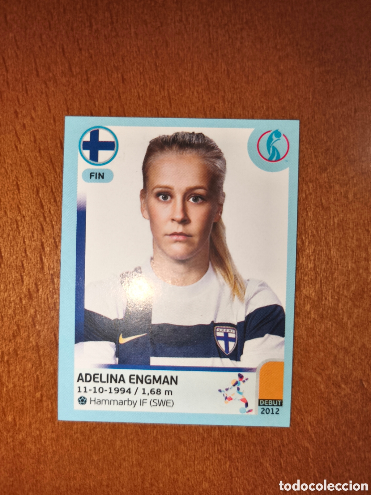 Cromos de F&uacute;tbol: Adelina Engman n&deg;193 Uefa Women's Euro 2022 Finlandia