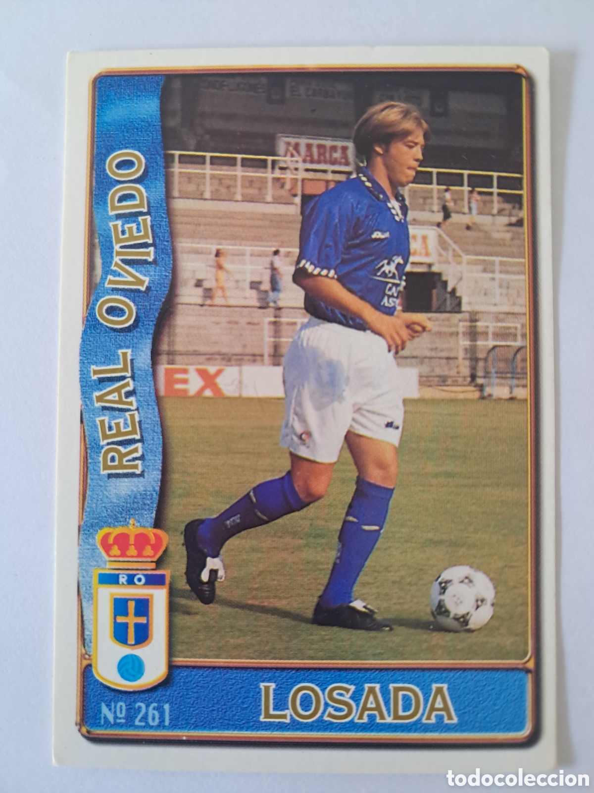 Cromos de F&uacute;tbol: 261 Losada Mundicromo
