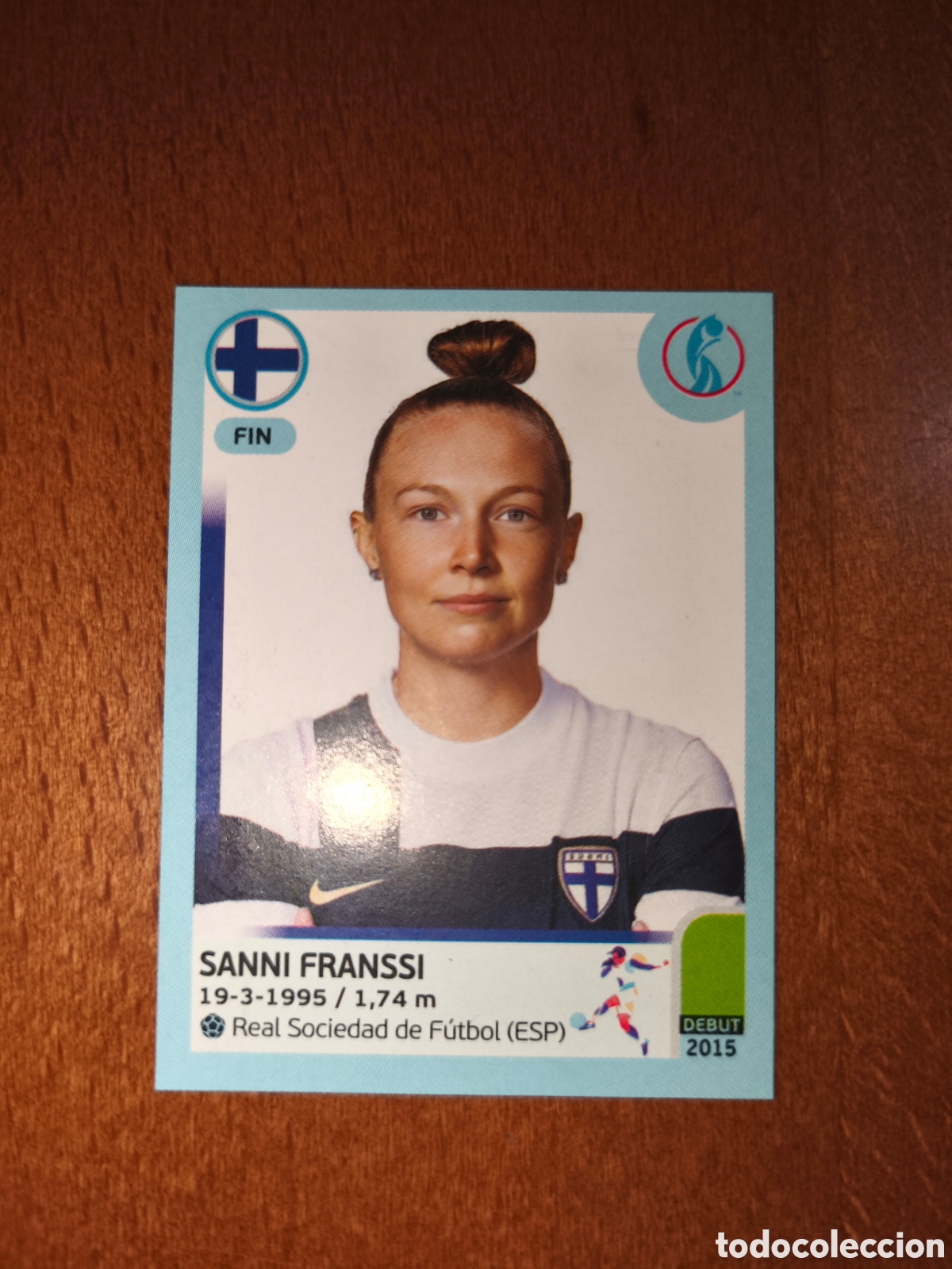 Cromos de F&uacute;tbol: Sanni Franssi n&deg;197 Uefa Women's Euro 2022 Finlandia