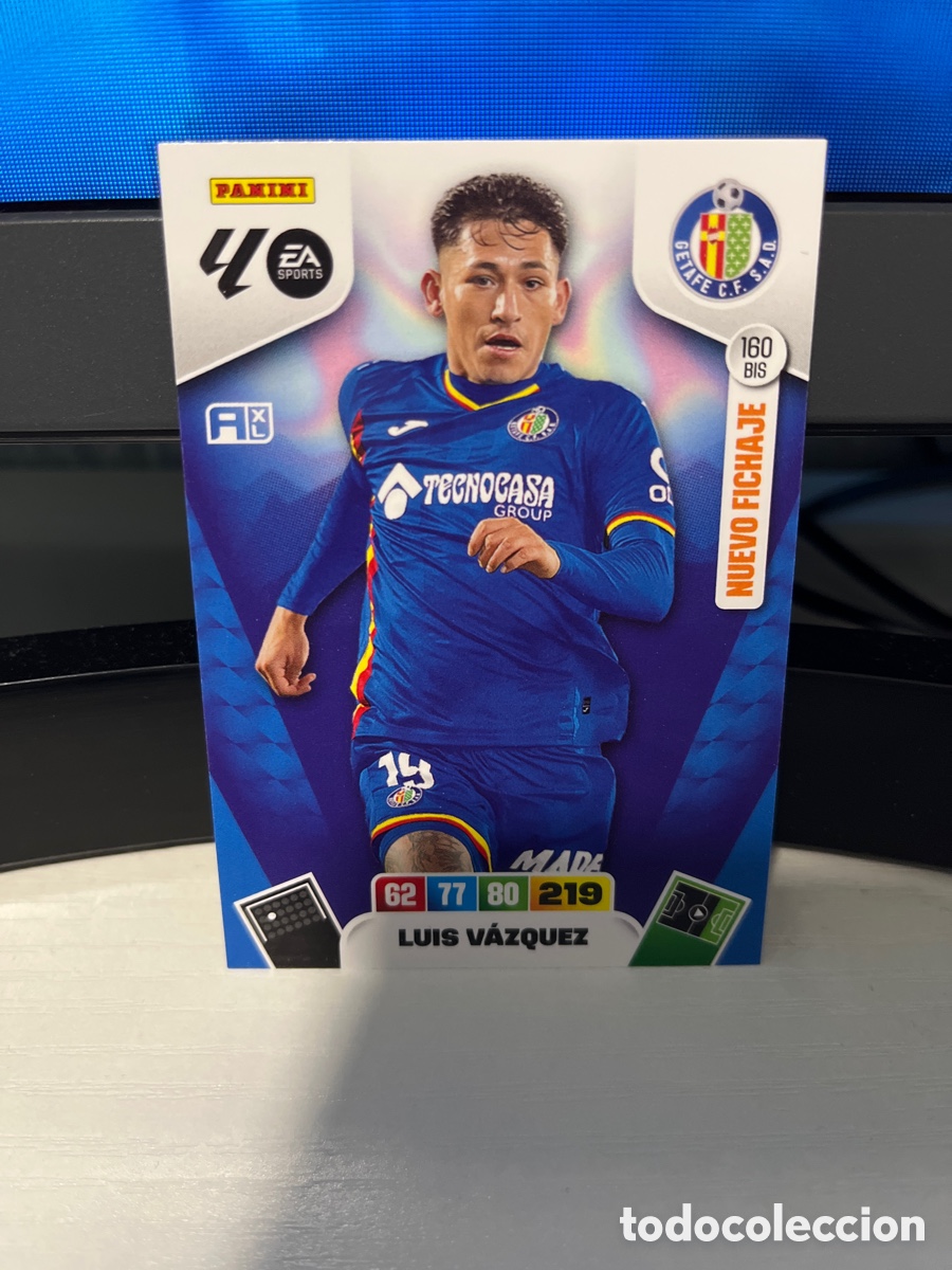 Cromos de F&uacute;tbol: Luis V&aacute;zquez nuevo fichaje Getafe Adrenalyn XL 2025/26