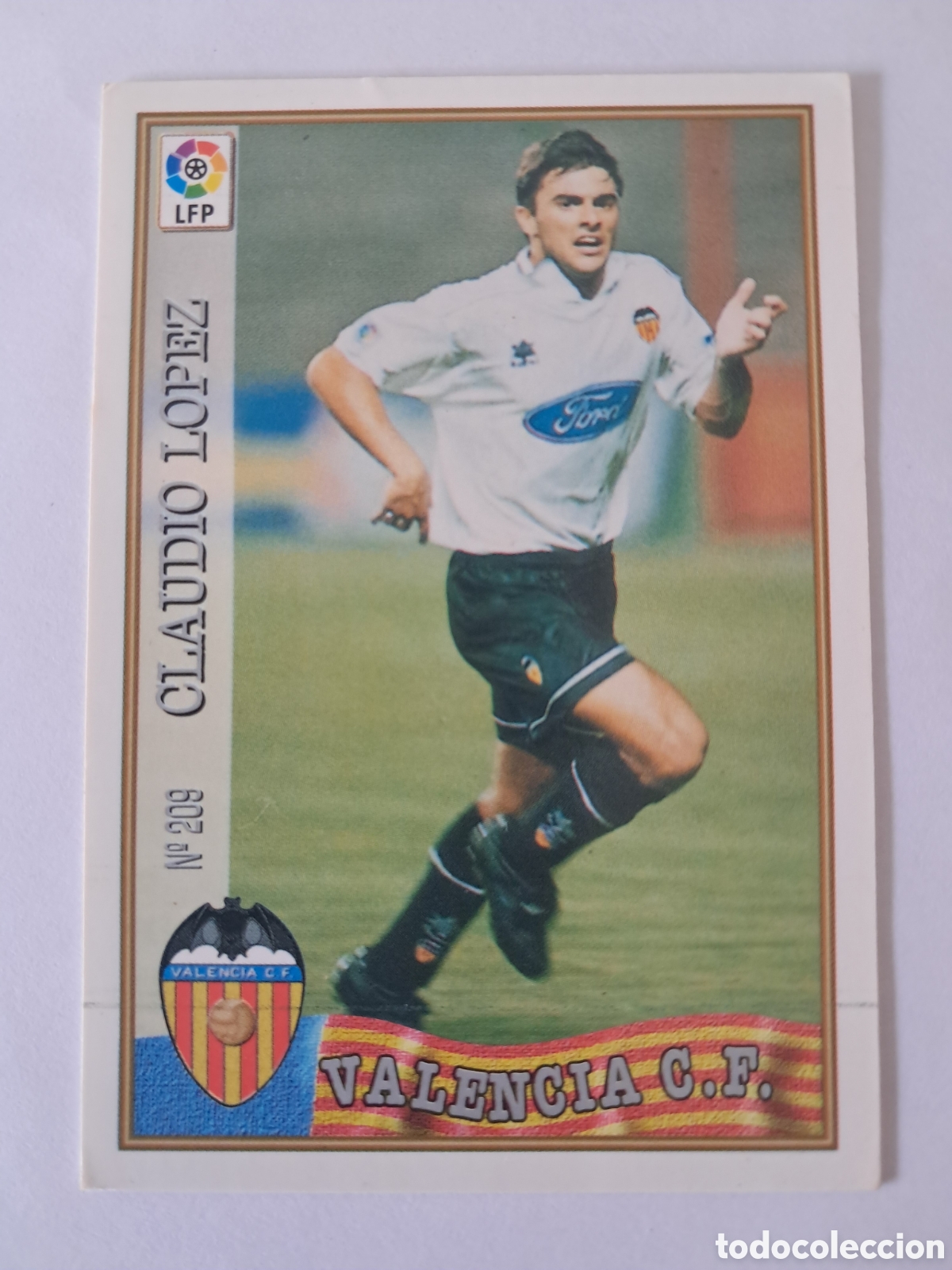Cromos de F&uacute;tbol: 209 Claudio L&oacute;pez mundicromo