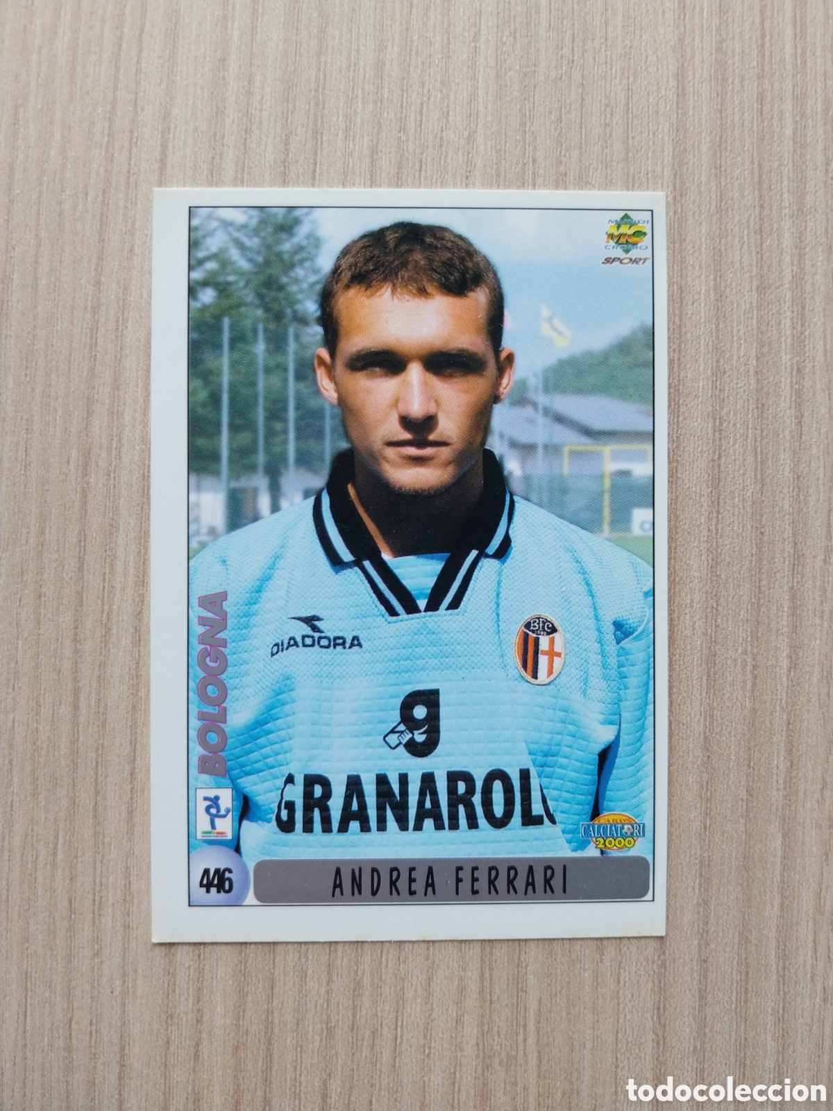 Figurine di Calcio: ANDREA FERRARI MAREGGINI N&deg; 446 FICHAJE CALCIATORI 1999 2000 99 00 BOLOGNA FIORENTINA MUNDICROMO
