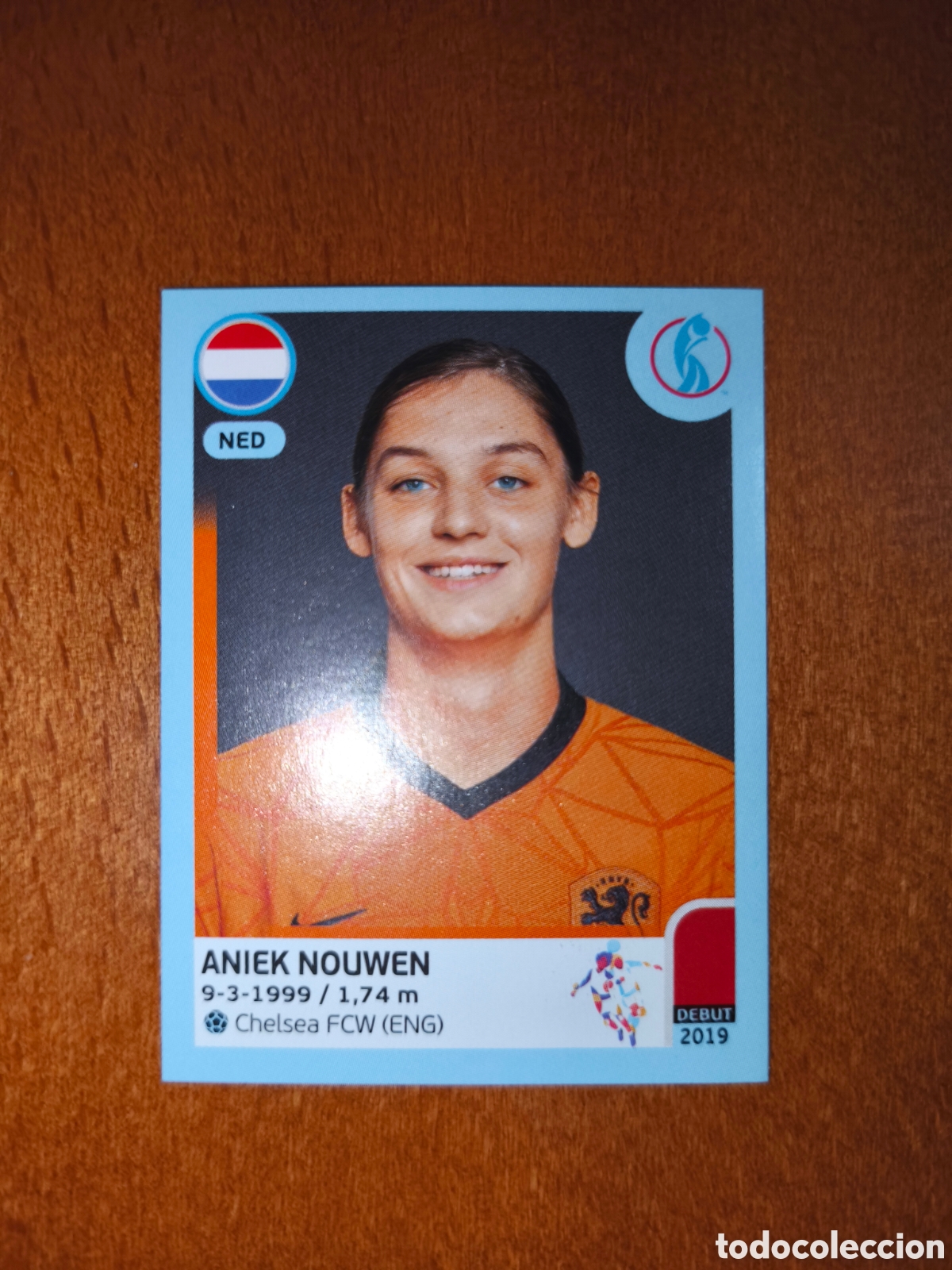 Cromos de F&uacute;tbol: Aniek Nouwen n&deg;202 Uefa Women's Euro 2022 Holanda