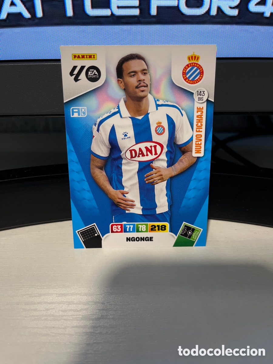 Cromos de F&uacute;tbol: Ngonge nuevo fichaje Espanyol adrenalyn XL 2025/26