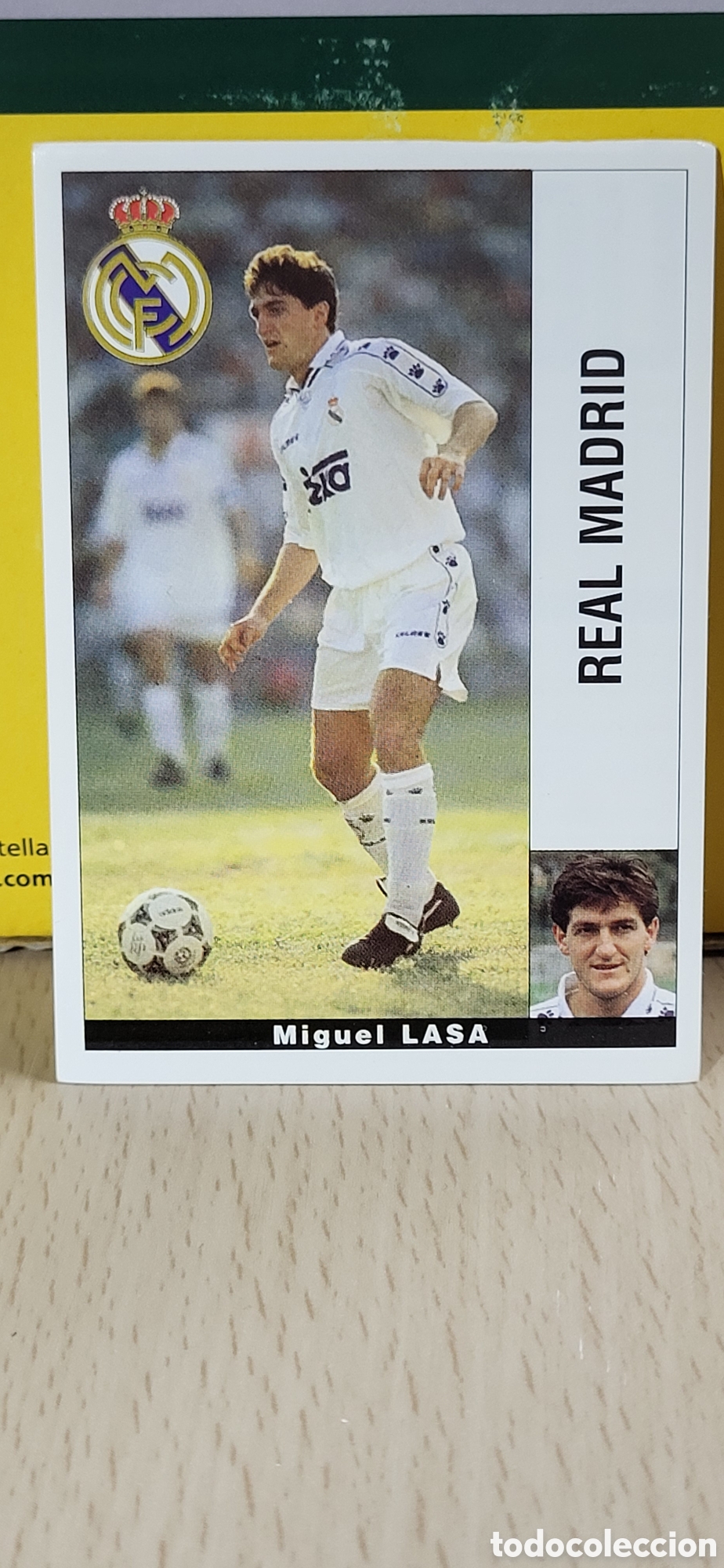 Figurine di Calcio: MIGUEL LASA REAL MADRID LIGA 95 96 DE FUTBOL PROFESIONAL PANINI