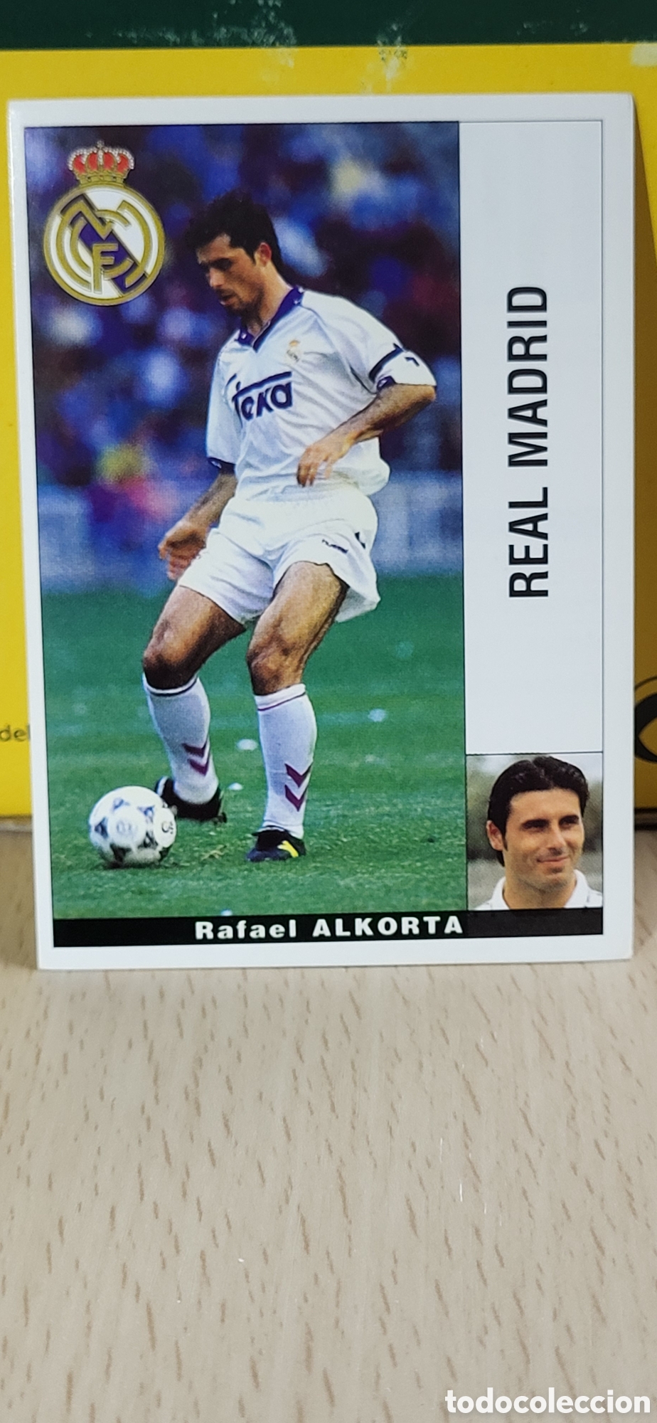 Figurine di Calcio: RAFAEL ALKORTA REAL MADRID LIGA 95 96 DE FUTBOL PROFESIONAL PANINI