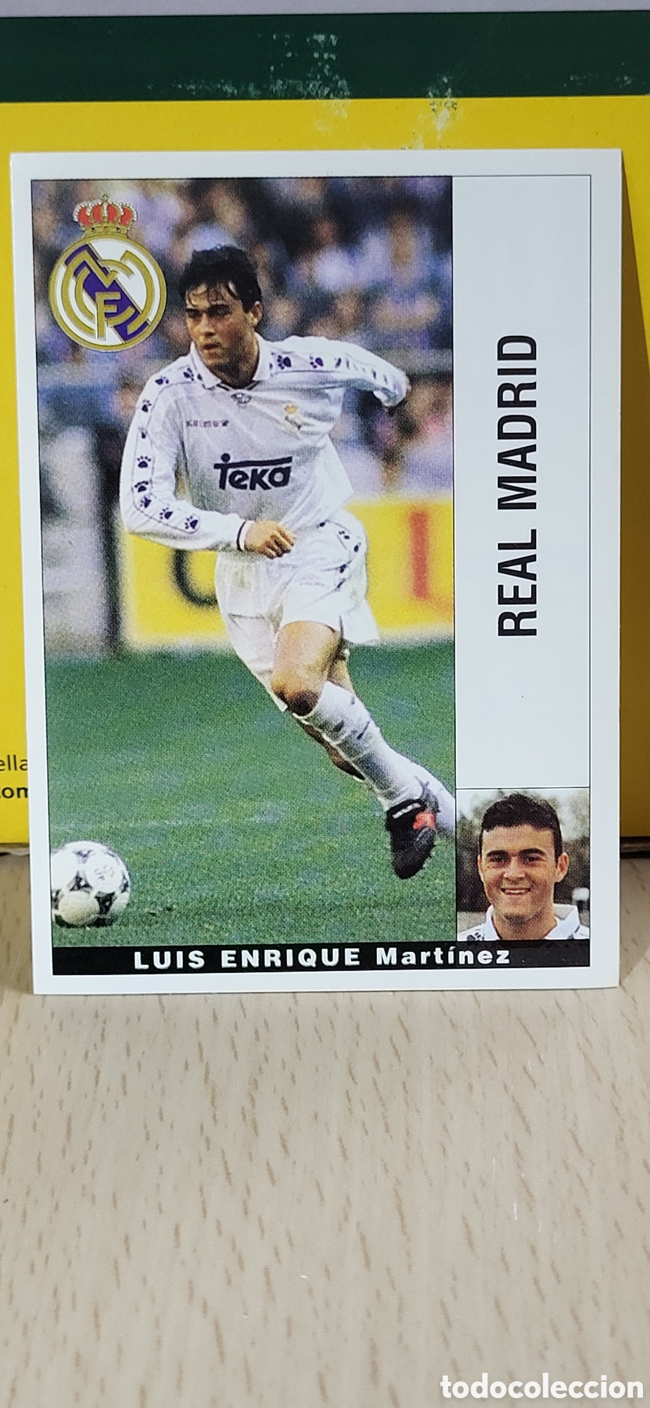 Figurine di Calcio: LUIS ENRIQUE MARTINEZ REAL MADRID LIGA 95 96 DE FUTBOL PROFESIONAL PANINI