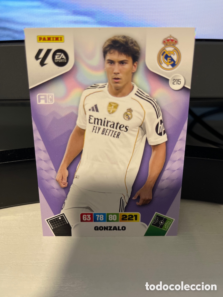 Cromos de F&uacute;tbol: Gonzalo Real Madrid RC adrenalyn XL 2025/26