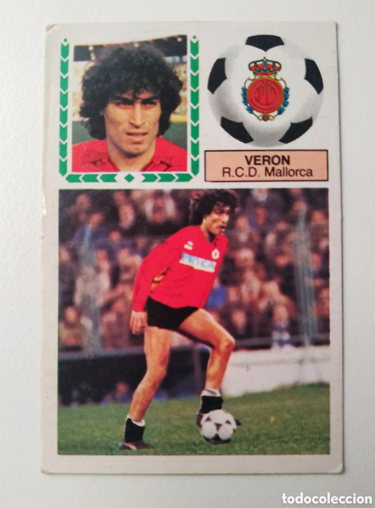 Cromos de F&uacute;tbol: VERON, COLOCA MALLORCA, EDICIONES ESTE 1983 1984 CROMO FUTBOL