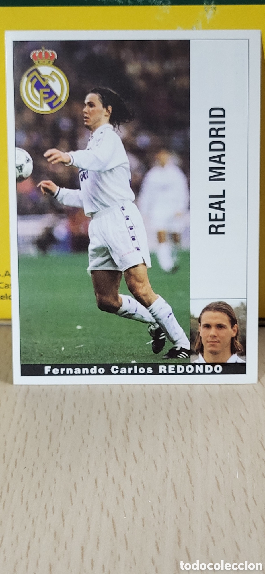 Cartes &agrave; collectionner de Football: FERNANDO CARLOS REDONDO REAL MADRID LIGA 95 96 DE FUTBOL PROFESIONAL PANINI