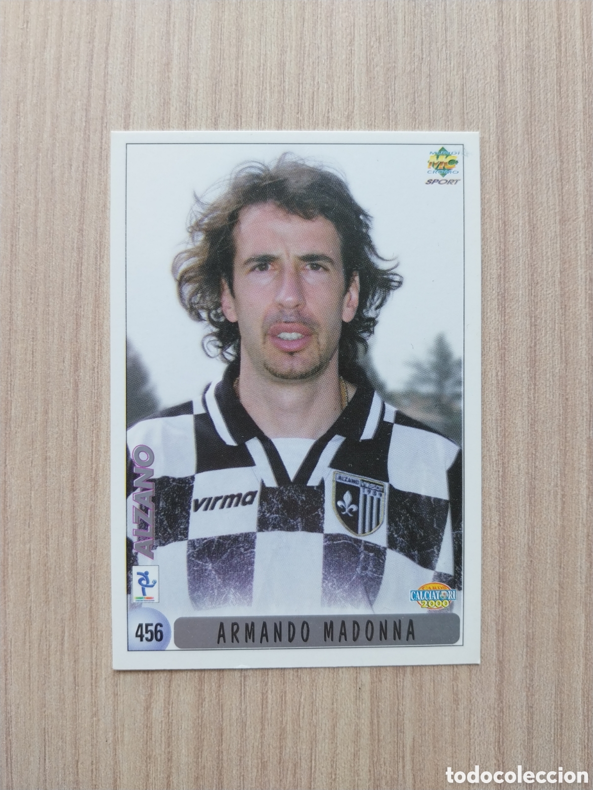 Cromos de F&uacute;tbol: ARMANDO MADONNA ANDREA QUAGLIA N&deg; 456 FICHAJE CALCIATORI 1999 2000 99 00 ALZANO MUNDICROMO ITALIA
