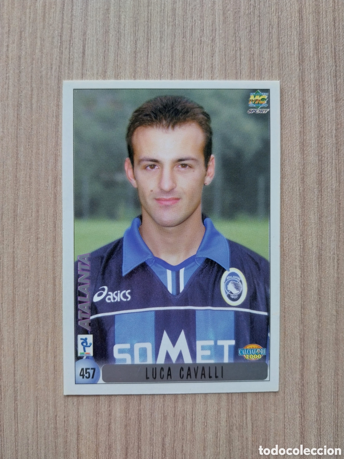 Cartes &agrave; collectionner de Football: LUCA CAVALLI MICHELE COSATTO N&deg; 457 FICHAJE CALCIATORI 1999 2000 99 00 ATALANTA MUNDICROMO ITALIA