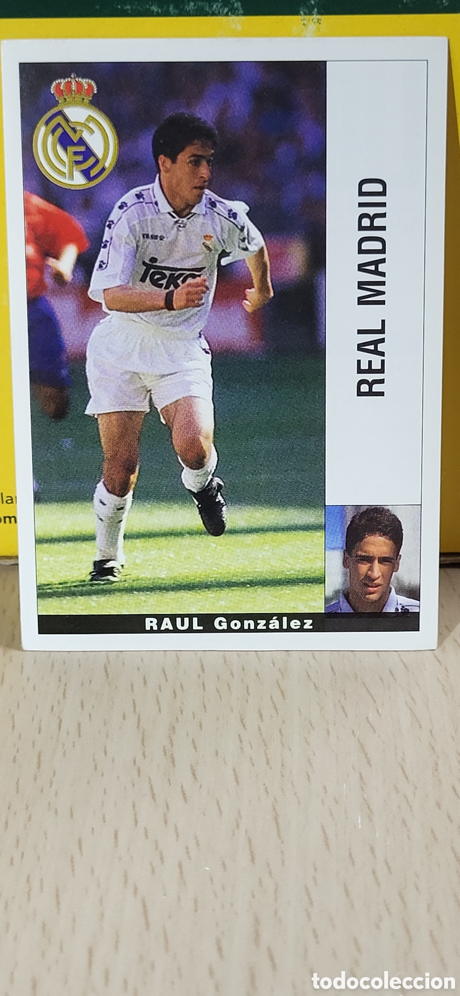 Cartes &agrave; collectionner de Football: RAUL GONZALEZ REAL MADRID LIGA 95 96 DE FUTBOL PROFESIONAL PANINI