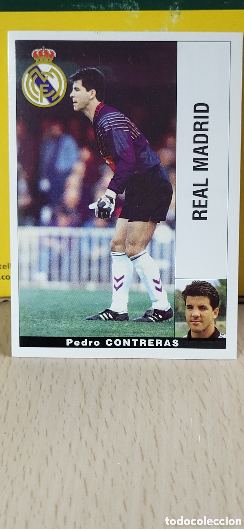 Cartes &agrave; collectionner de Football: PEDRO CONTRERAS REAL MADRID LIGA 95 96 DE FUTBOL PROFESIONAL PANINI