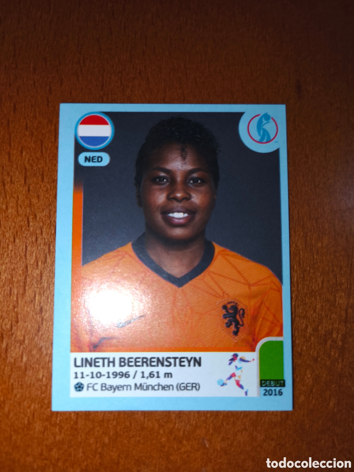 Cromos de F&uacute;tbol: Lineth Beerensteyn n&deg;216 Uefa Women's Euro 2022 Holanda