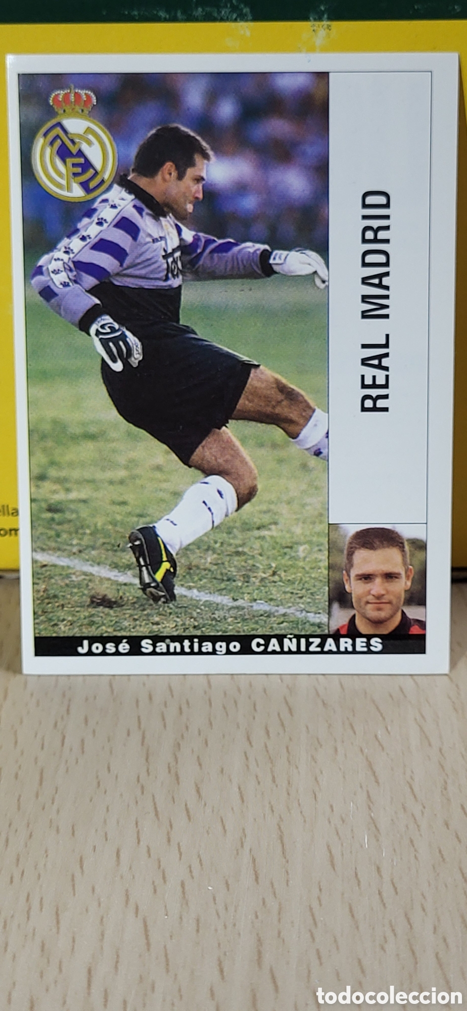 Cartes &agrave; collectionner de Football: JOSE SANTIAGO CA&Ntilde;IZARES REAL MADRID LIGA 95 96 DE FUTBOL PROFESIONAL PANINI